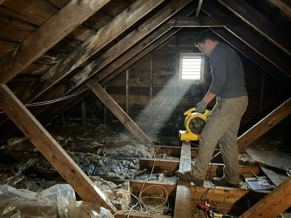 attic-water-damage-drying-proc-007 — frequently asked questions, Emergency Water Extraction & 24/7 Flood Response in Wendell…
